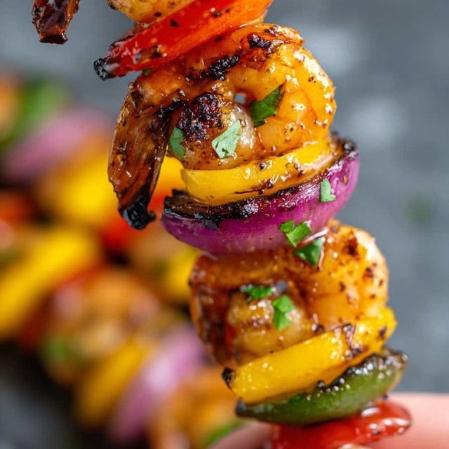 Shrimp Shish Skewer.