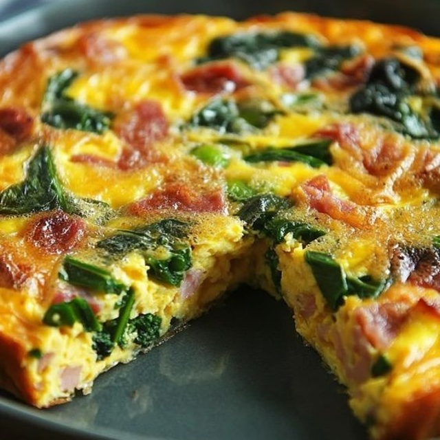 Meat Lover Italian Frittata.