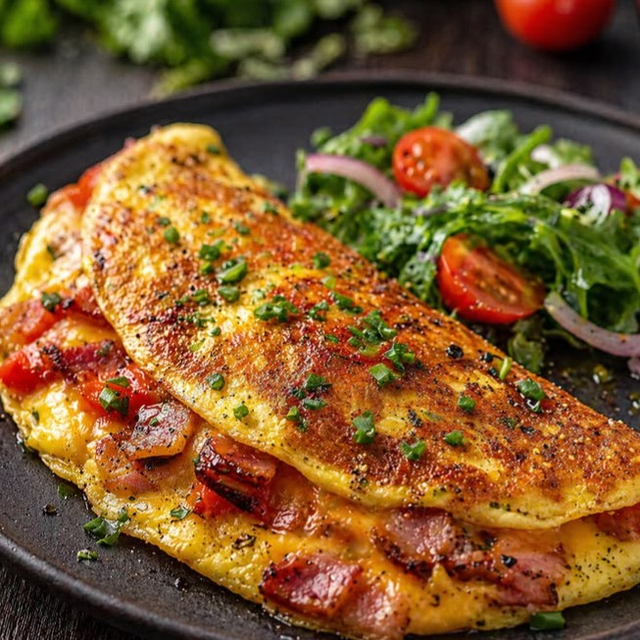 Meat Lovers Omelette.
