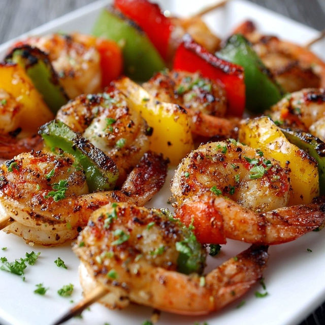 Shrimp Shish Kabob.