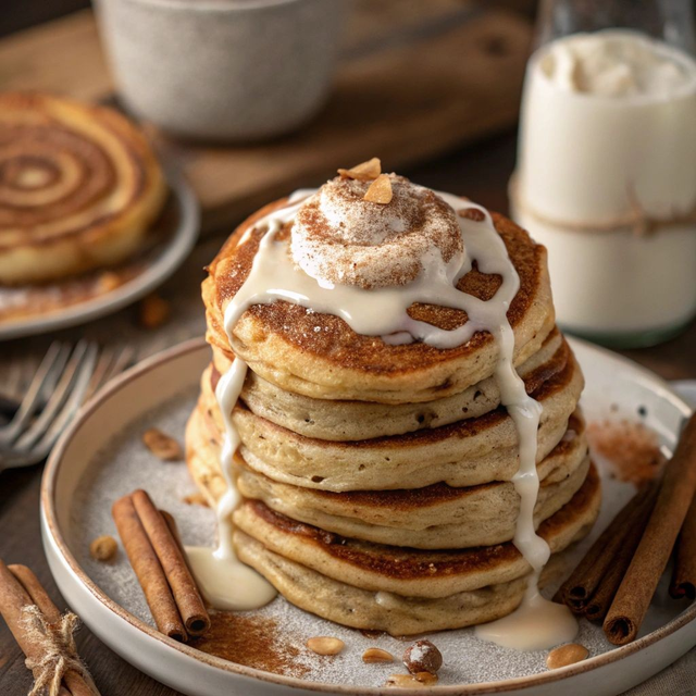 Cinnamon Pancakes.