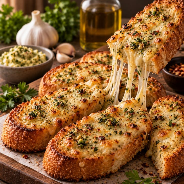 Garlic Cheese Bread (6 Pieces).