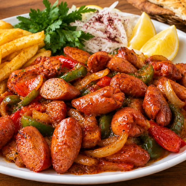 Sosis Bandari Sandwich (Sausage & Vegetable).