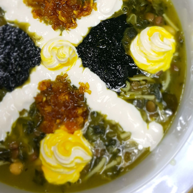 Ashe Reshteh (Persian Noodle Soup).