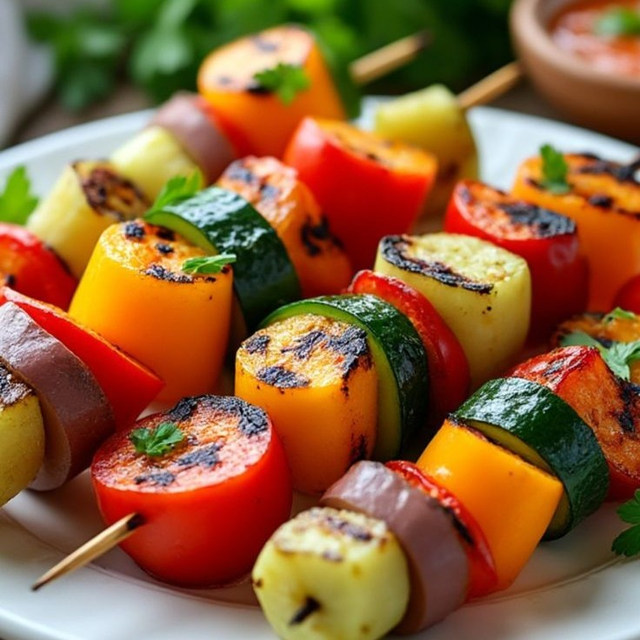 Skewer of Veggies.