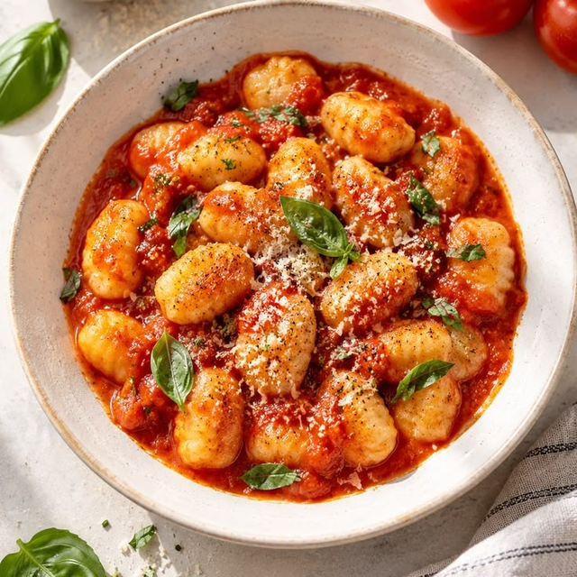 Gnocchi Marinara.